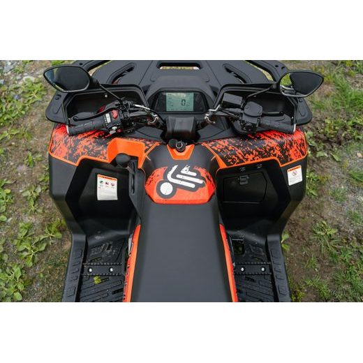 GRAPHIC STICKER KIT FOR SEGWAY AT5-L ORANGE