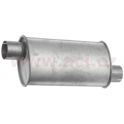 UNIVERZÁLNÍ TLUMIČ PLOCHÝ (TRUBKA 76,5 MM, DÉLKA 55 CM) (TĚLO 21,5X13,5 CM, DÉLKA 40 CM) FENNO