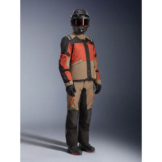 BUNDA ANDES V4 DRYSTAR, ALPINESTARS (SVETLE HNĚDÁ/TMAVĚ ORANŽOVÁ/ČERNÁ) 2026