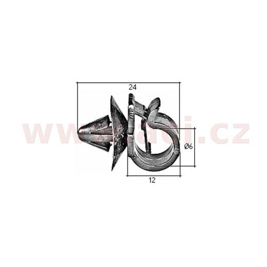 PLASTOVÁ PŘÍCHYTKA (SADA 10 KS)