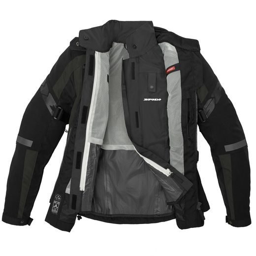 BUNDA 4SEASON EVO DÁMSKA, SPIDI (ČERNÁ/TMAVĚ ZELENÁ)