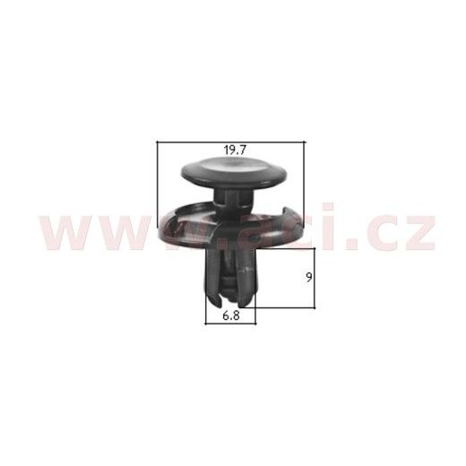 PLASTOVÝ NÝTEK (SADA 10 KS)