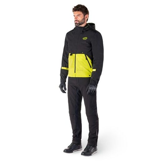 BUNDA MOOTANT WATERPROOF PARKA, ALPINESTARS (ČERNÁ/ŽLUTÁ FLUO) 2026