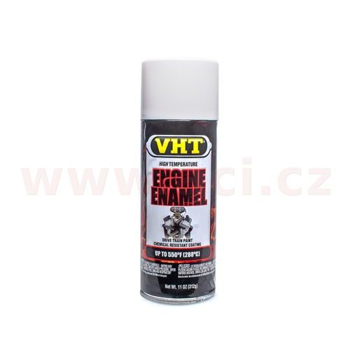 VHT ENGINE ENAMEL BARVA NA MOTORY DO TEPLOTY AŽ 288°C, BARVA: LESKLÁ BÍLÁ