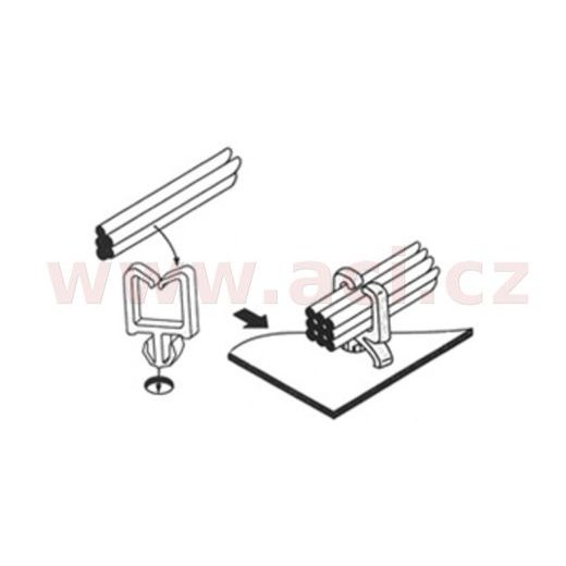 PLASTOVÁ PRÍCHYTKA, TOURMAX (SADA 10 KS)