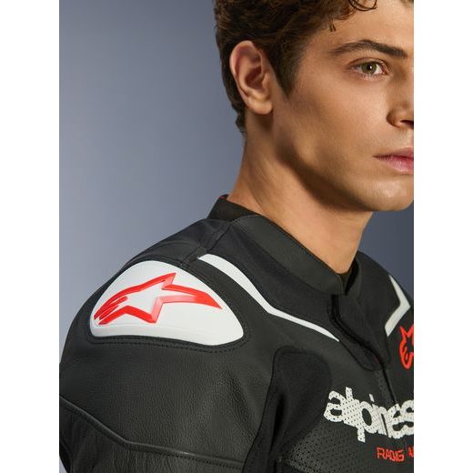 BUNDA GP FORCE V2 AIRFLOW, ALPINESTARS (ČERNÁ/BÍLÁ) 2026