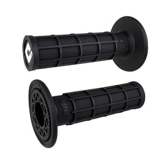 ODI GRIPS MX FULL WAFFLE, SINGLE PLY BLACK/WHITE