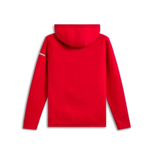 MIKINA FRONTAL HOODIE, ALPINESTARS (ČERVENÁ)