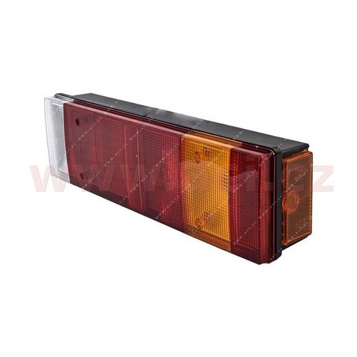 ZADNÍ SVĚTLO UNIVERZÁLNÍ OBDÉLNÍKOVÉ S ODRAZKOU, KABELEM A UCHYCENÍM NA 2 ŠROUBY TRUCK P