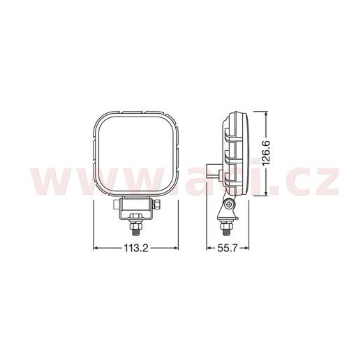SVĚTLO ZPÁTEČKY OSRAM LEDRIVING REVERSING LEDDL109-WD