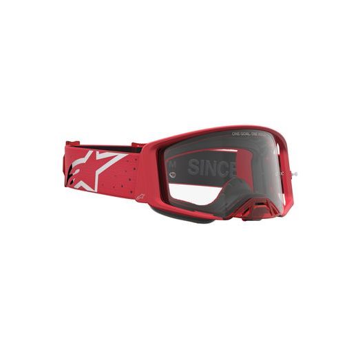 OKULIARE SUPERTECH VESTA, ALPINESTARS (ČERVENÁ FLUO/CHROM, ČÍRE PLEXI) 2027