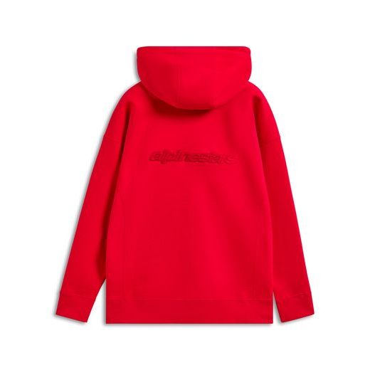 MIKINA EMERGENT OVERSIZED HOODIE, ALPINESTARS (ČERVENÁ)