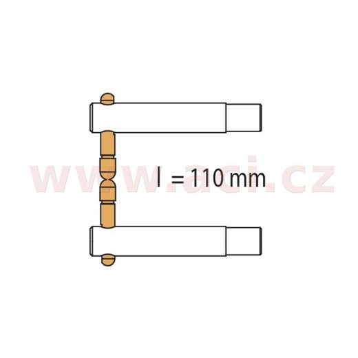 RAMENA PRO BODOVACÍ KLEŠTĚ S KRYTKOU PORTASPOT, DÉLKA 110 MM (2 KS)