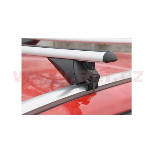 STŘEŠNÍ NOSIČ ZAMYKACÍ HLINÍKOVÝ 120 CM, SADA 2 KS, PRO VOZIDLA S PODÉLNÝMI NOSIČI INTEGR. DO STŘECHY, ALU-INTEGRAL TÜV