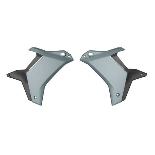 SPOJLERY CHLADIČA YAMAHA TENERE, RTECH (SVETLE ŠEDÉ, PÁR)