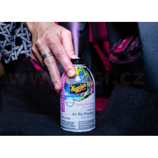 MEGUIAR'S WHOLE CAR AIR-REFRESHER, RAINFOREST POHLCOVAČ PACHŮ + OSVIEŽOVAČ VZDUCHU, VÔNE TROPICAL RAINFOREST 57 G