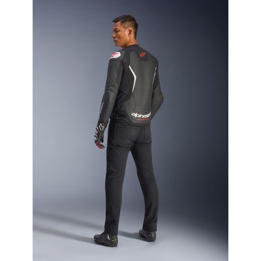 BUNDA GP FORCE V2, ALPINESTARS (ČERNÁ/BÍLÁ/ČERVENÁ) 2026
