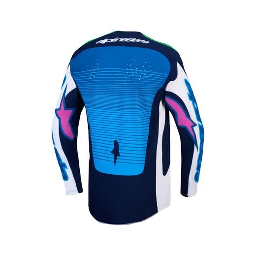 DRES TECHSTAR MAVEN, ALPINESTARS (BÍLÁ/MODRÁ/FIALOVÁ/ZELENÁ FLUO) 2027