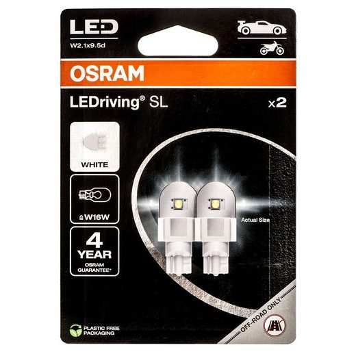 OSRAM ŽÁROVKA LED 921DWP-2BL 2W 12V W2.1X9,5D 5X2 2B
