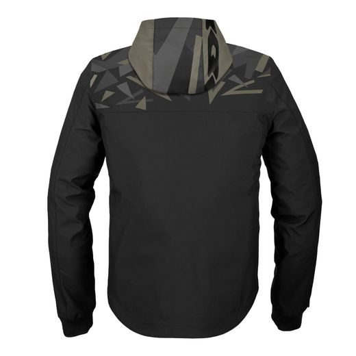 BUNDA HOODIE EVO ŠPORT 2024, SPIDI (ČERNÁ/MILITARY GREEN)