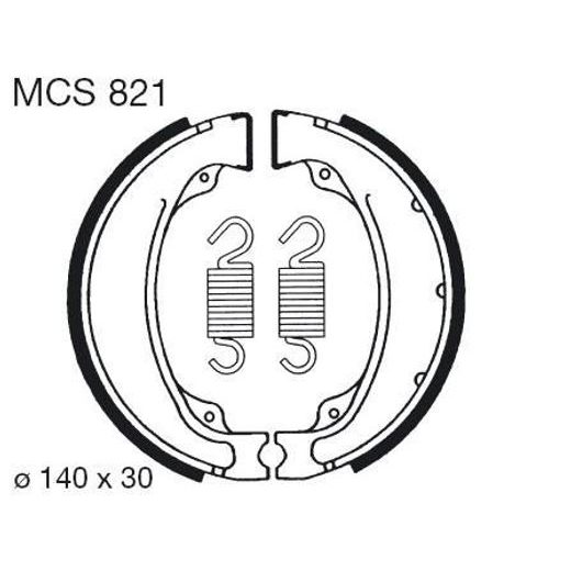 BRZDOVÉ ČEĽUSTE LUCAS MCS 821