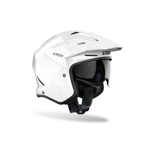 PRILBA KOMBAKT COLOR, AIROH (BIELA LESKLÁ) 2026