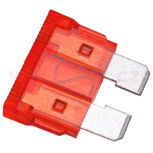 POJISTKA PLOCHÁ 10A (SADA 10KS)