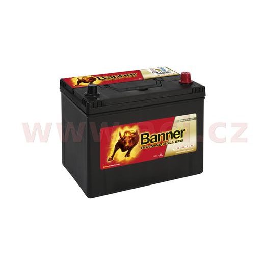70AH BATÉRIA, 680A, PRAVÁ BANNER RUNNING BULL EFB 260X174X200(222) (PRE VOZIDLÁ MAZDA, MITSUBISHI, NISSAN, SUBARU, TOYOTA)