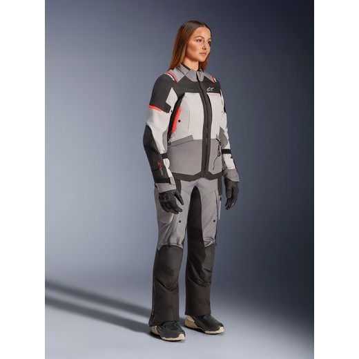 BUNDA STELLA ANDES V4 DRYSTAR, ALPINESTARS, DÁMSKA (TMAVO ŠEDÁ/SVĚTLE ŠEDÁ/ČERNÁ/ČERVENÁ) 2026