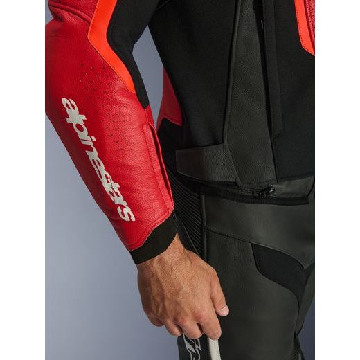 BUNDA GP FORCE V2 AIRFLOW, ALPINESTARS (ČERVENÁ FLUO/ČERNÁ/BÍLÁ) 2026