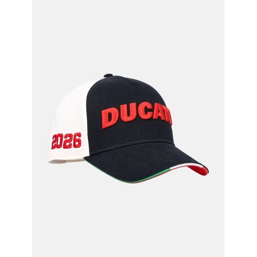 ŠILTOVKA DUCATI EDÍCIA 100 ROKOV VÝROČÍ ZNAČKY (BÍLÁ,ČERNÁ)