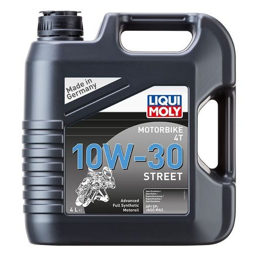 LIQUI MOLY MOTORBIKE 4T 10W30 STREET, SYNTETICKÝ MOTOROVÝ OLEJ 4 L