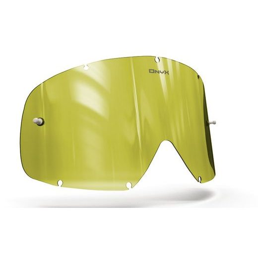 PLEXI PRE OKULIARE OAKLEY O-FRAME, ÓNYX LENSES (HI-VIS ŽLTÉ S POLARIZACÍ)