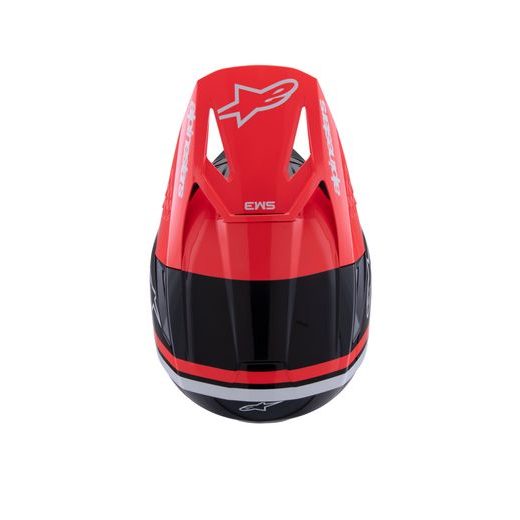 PRILBA S-M3 RADIUM, ALPINESTARS (ČERNÁ/ČERVENÁ FLUO/BÍLÁ) 2026