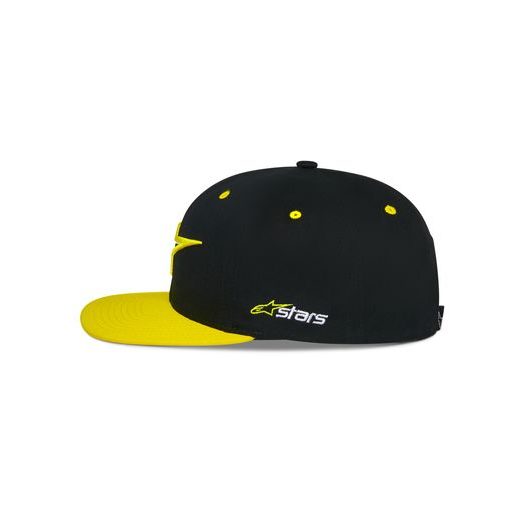 ŠILTOVKA THICKNESS SNAPBACK, ALPINESTARS (ČERNÁ/ŽLUTÁ FLUO)