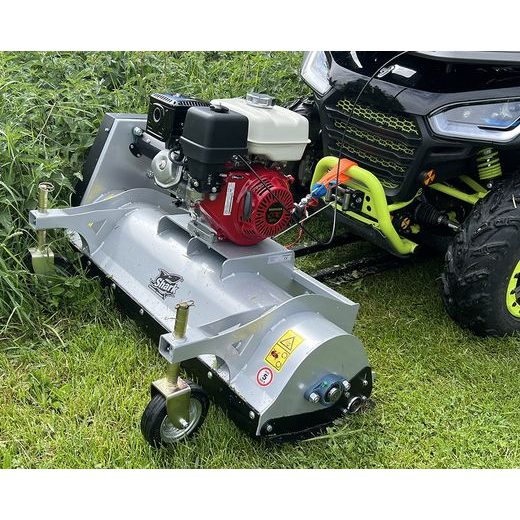 SHARK ATV ČELNÍ MULČOVAČ 100CM S MOTOREM HONDA GX 270, STŘÍBRNÁ BARVA