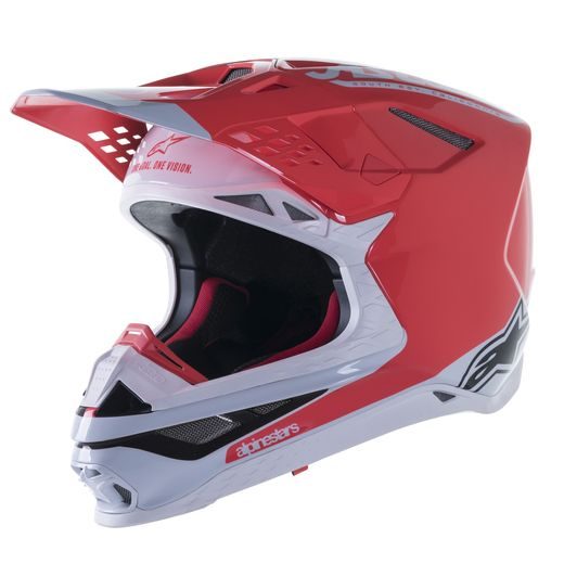 PRILBA SUPERTECH S-M10 LIMITOVANÁ EDÍCIA ANGEL, ALPINESTARS (ČERVENÁ/ČERNÁ/BÍLÁ)