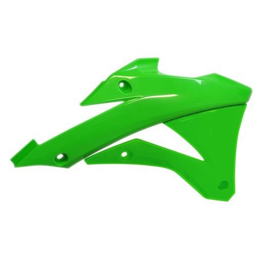 SPOJLERY CHLADIČA KAWASAKI, RTECH (ZELENÉ, PÁR)