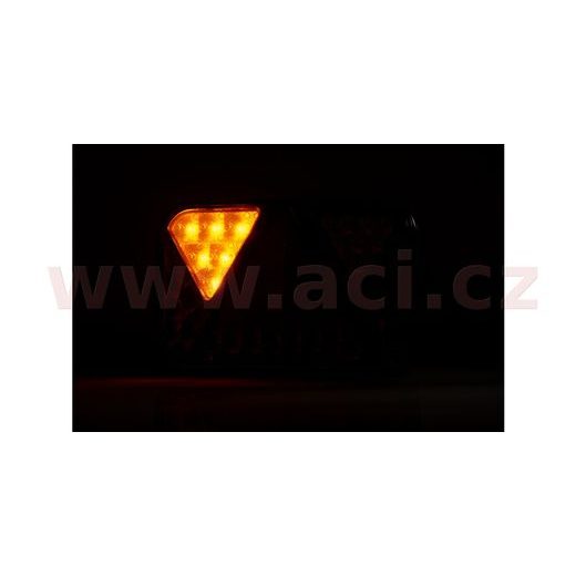 ZADNÍ SVĚTLO LED 200X130 MM, KABEL 1 M, L