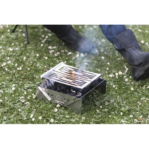 OHNIŠTĚ KU GRILU, OXFORD (BRÚSENÝ NEREZ, SKLADACIE PREVEDENIE VR. TEXTILNÍHO PÚZDRA)