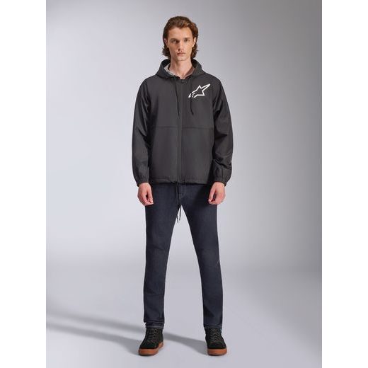 BUNDA SPEEDER CHROMIUM WINDBREAKER, ALPINESTARS (ČERNÁ/BÍLÁ)