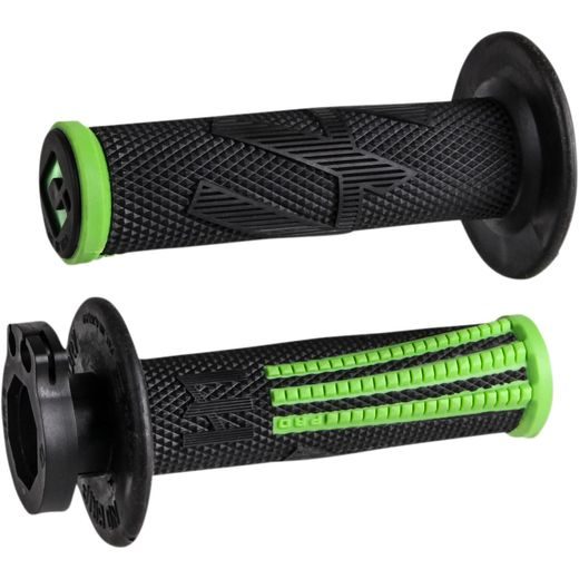 ODI GRIPS PRO MX LOCK-ON V2 EMIG BLACK/GREEN