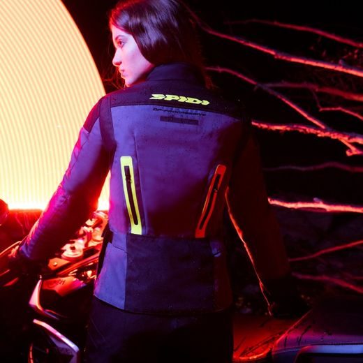 BUNDA TRAVELER 3 LADY, SPIDI, DÁMSKA (ČERNÁ/ŠEDÁ/ŽLUTÁ FLUO)