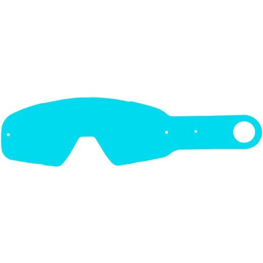 STRHÁVACOU SĽUDY PLEXI PRE OKULIARE FOX RACING RADU AIRSPACE, Q-TECH (50 VRSTIEV V BALENIE, ČÍRE)