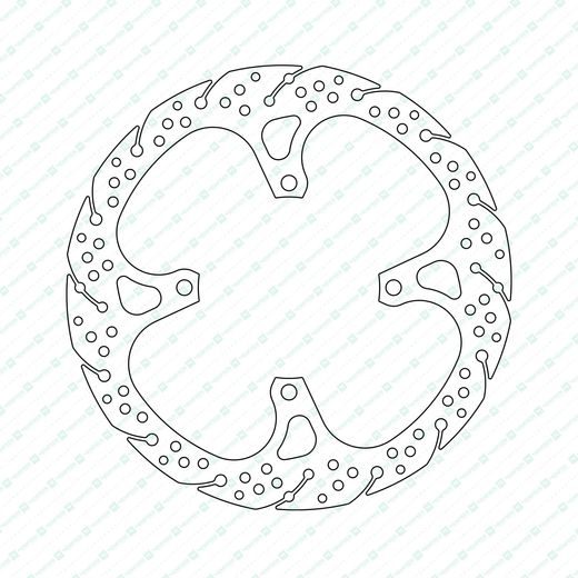 BRZDOVÝ KOTÚČ PLÁVAJÚCE (PRIEMER 270 MM), NEWFREN