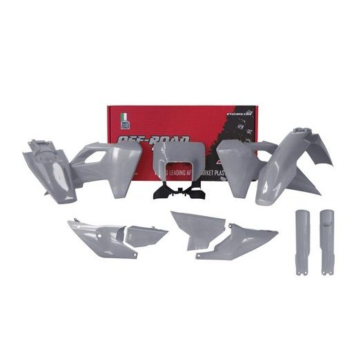 SADA PLASTOV HUSQVARNA, RTECH (ŠEDÁ, 8 DIELOV)