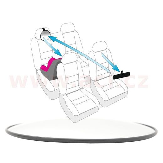 ZRCÁTKO DĚTSKÉ NA ZADNÍ SEDADLO 17 CM