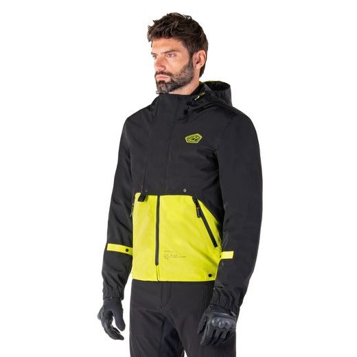 BUNDA MOOTANT WATERPROOF PARKA, ALPINESTARS (ČERNÁ/ŽLUTÁ FLUO) 2026