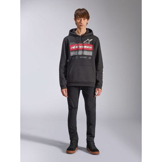 MIKINA HARKEN HOODIE, ALPINESTARS (ČIERNA)