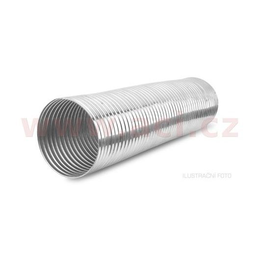 POZINKOVANÁ PRUŽNÁ HADICE S DVOJITÝM ZÁMKEM, VNITŘNÍ PRŮMĚR 51 MM, DÉLKA 1 M